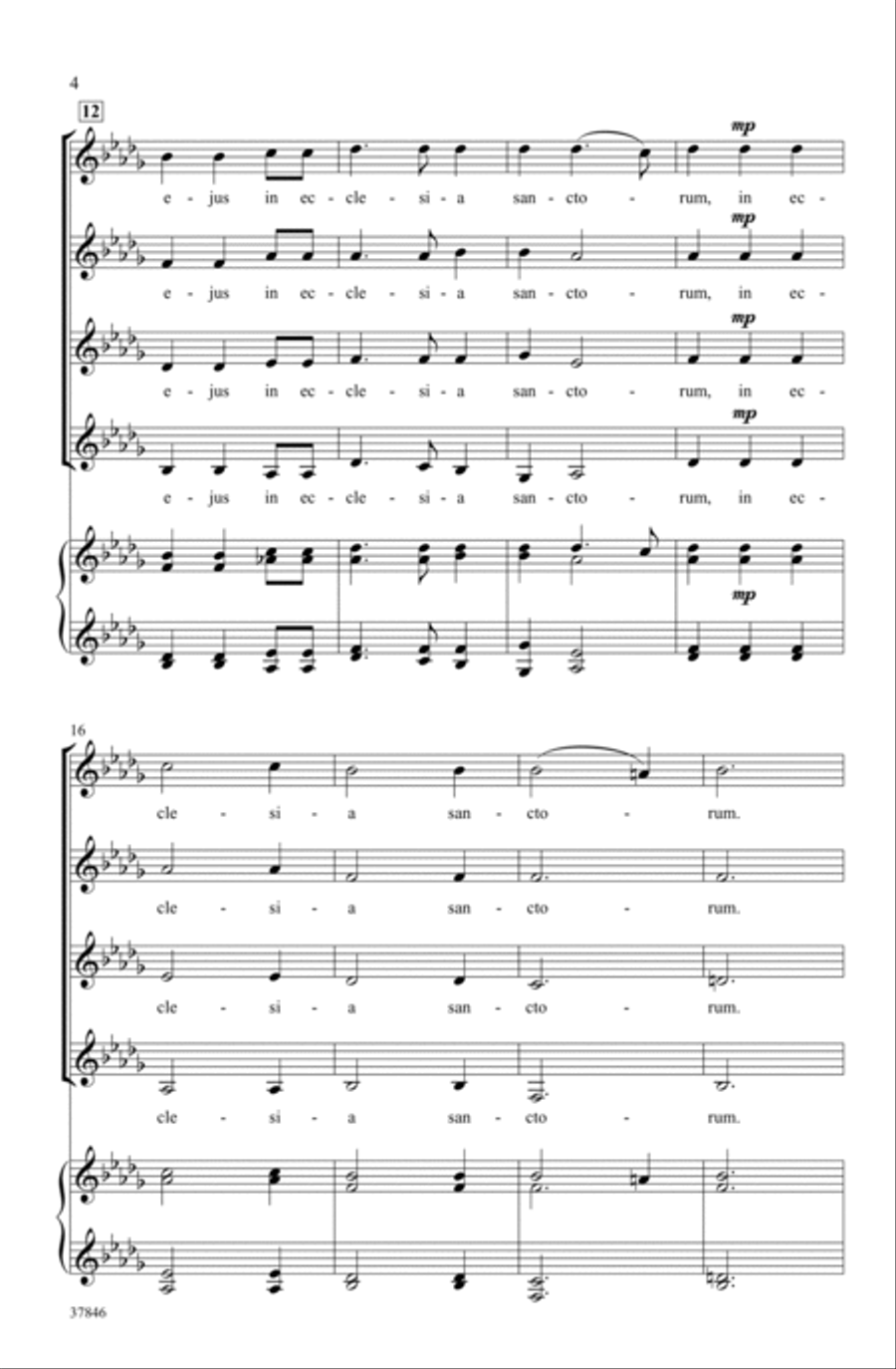 Cantate Domino SSAA scores gallery preview page 3