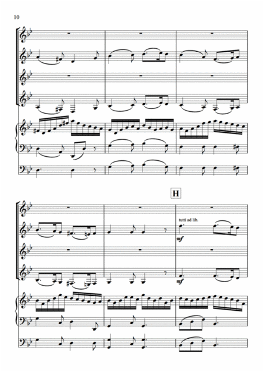 English Folk Song Potpourri Set of Parts scores gallery preview page 11