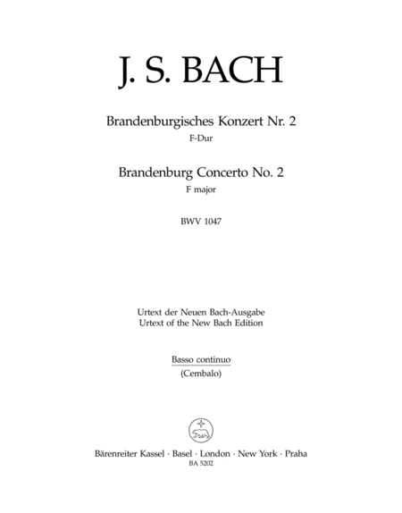 Second Brandenburg Concerto