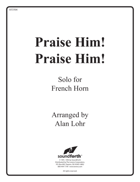 Praise Him! Praise Him! - Horn