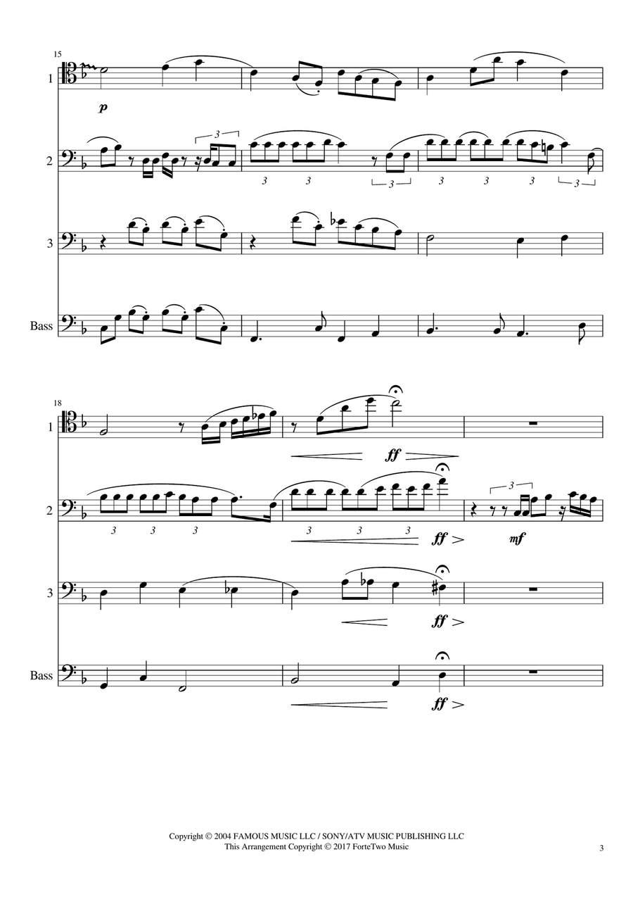 I'm So Ronery I'm So Ronery Small Ensemble scores gallery preview page 3