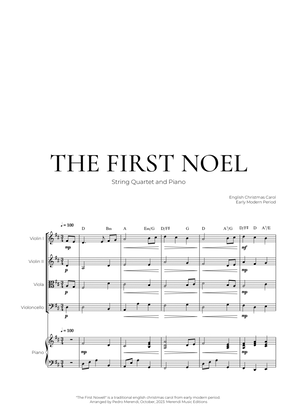 The First Noel (String Quartet and Piano) - Christmas Carol