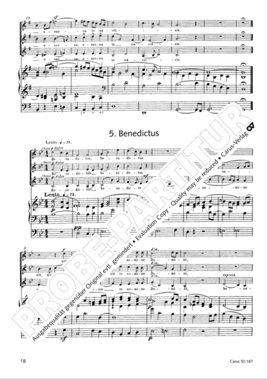 Mass in g minor Mass in g minor SSA scores gallery preview page 19
