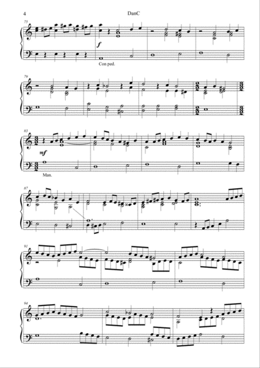 DanC - Passacaglia for solo Organ (ped. ad lib.) image number null