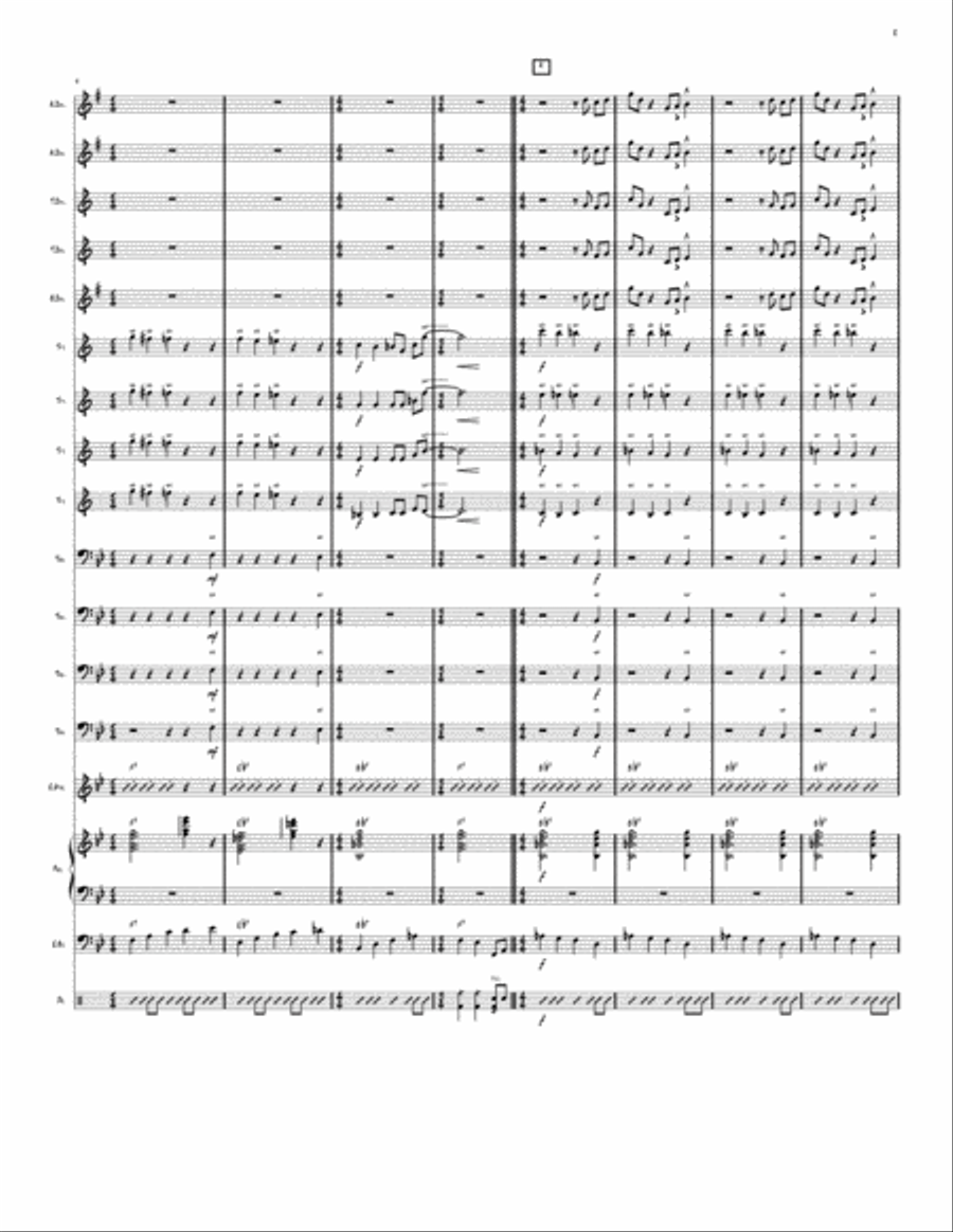 Ha! (The absurdity of it all...) Jazz Ensemble scores gallery preview page 3