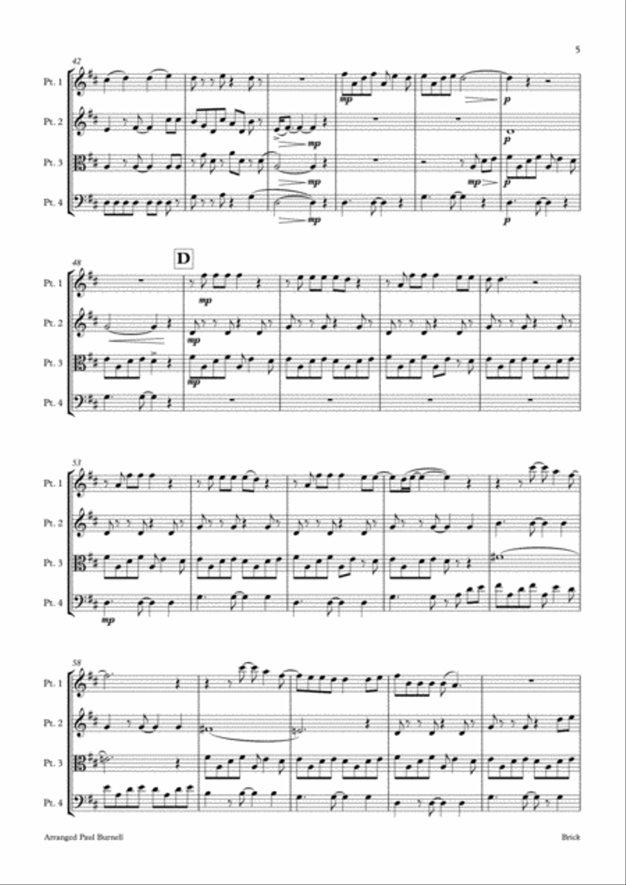 Brick Small Ensemble scores gallery preview page 5
