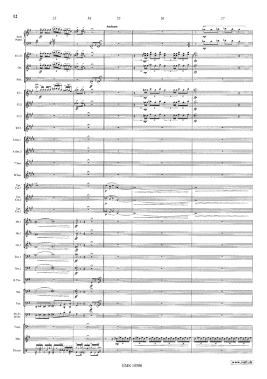 Shosholoza Concert Band scores gallery preview page 12