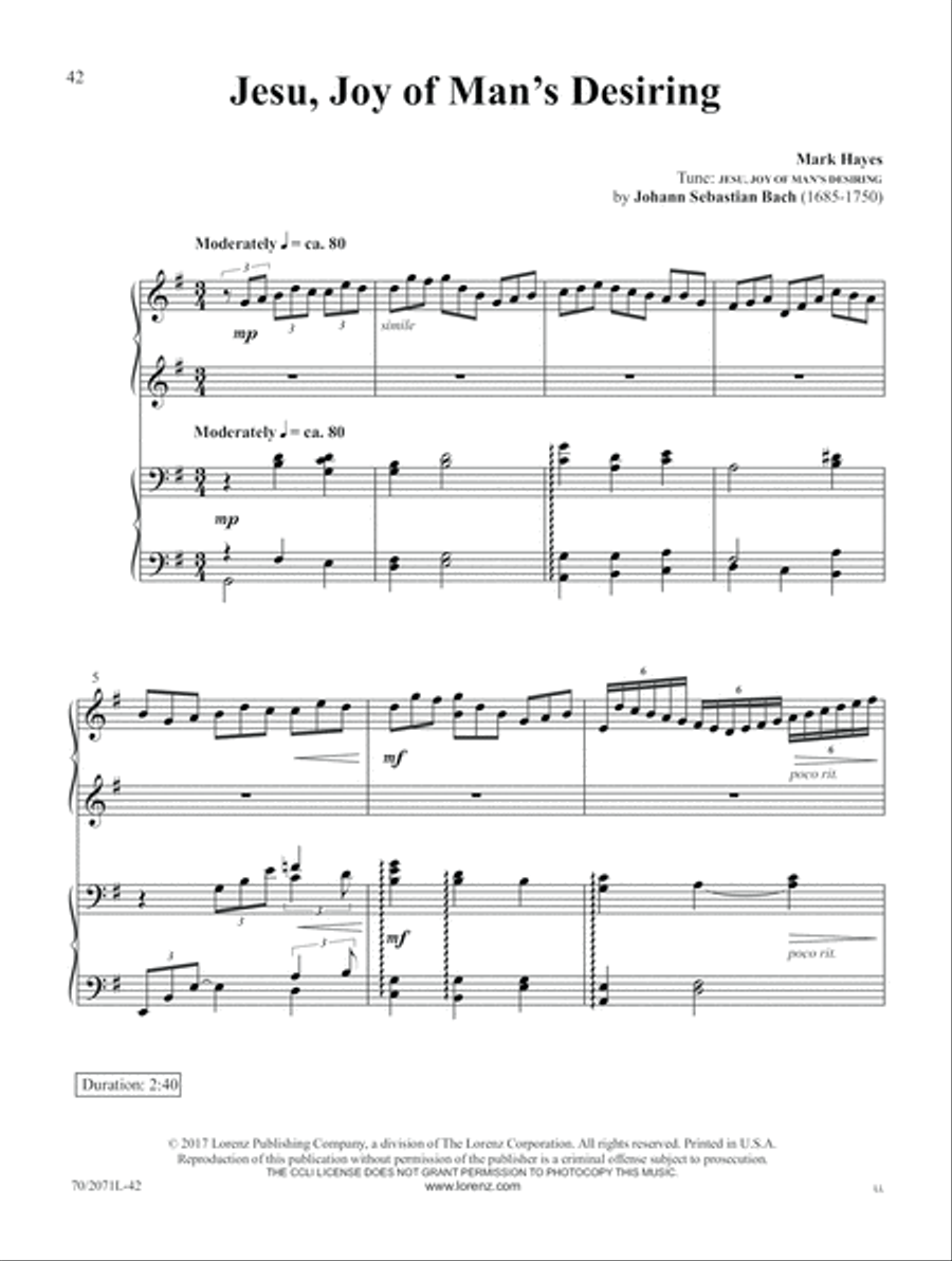 Go, Tell It on the Mountain Piano Duet scores gallery preview page 20