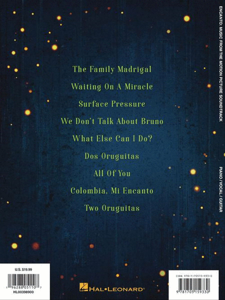 Encanto Encanto Piano, Vocal, Guitar scores gallery preview page 9