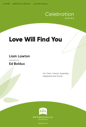 Book cover for Love Will Find You - Guitar edition