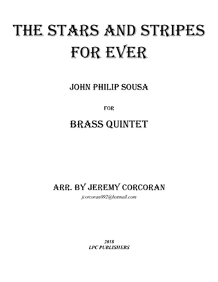 Book cover for The Stars and Stripes Forever for Brass Quintet