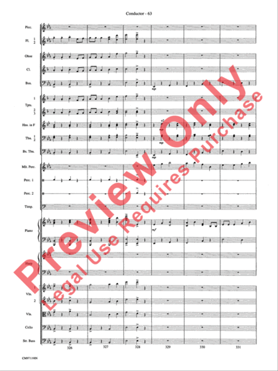 The Wizard of Oz -- Choral Revue Choir scores gallery preview page 64