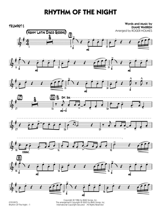 Rhythm of the Night (arr. Roger Holmes) - Trumpet 2
