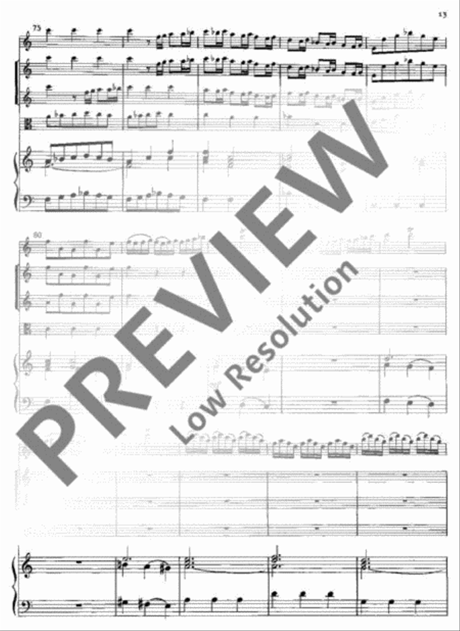 Concerto C Major Piccolo scores gallery preview page 14