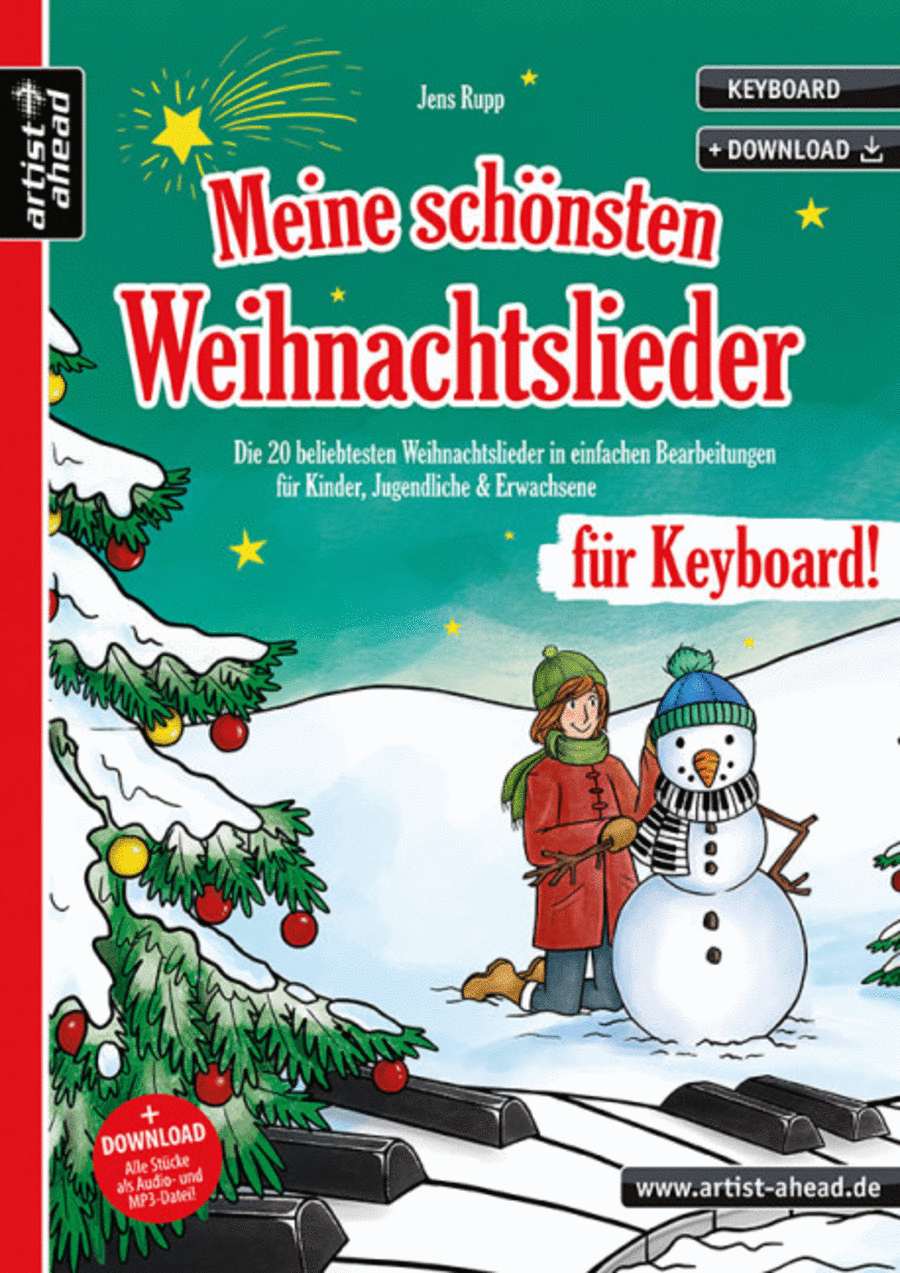 Meine schönsten Weihnachtslieder für Keyboard! Piano scores gallery preview page 1