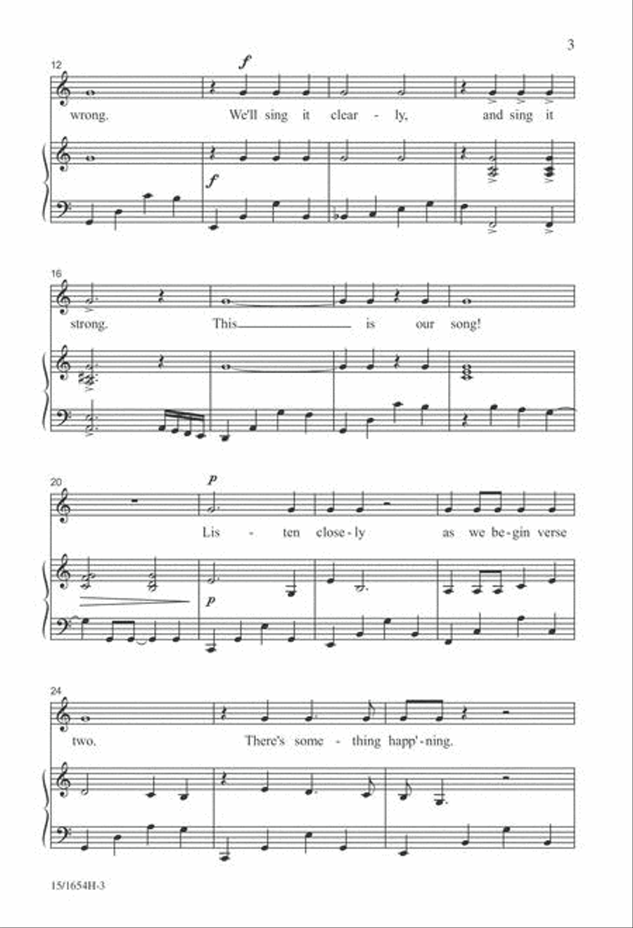 Two Jests for Fun Unison Choir scores gallery preview page 3