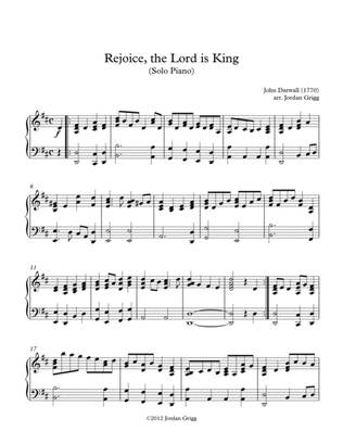 Book cover for Rejoice, the Lord is King (Solo Piano)