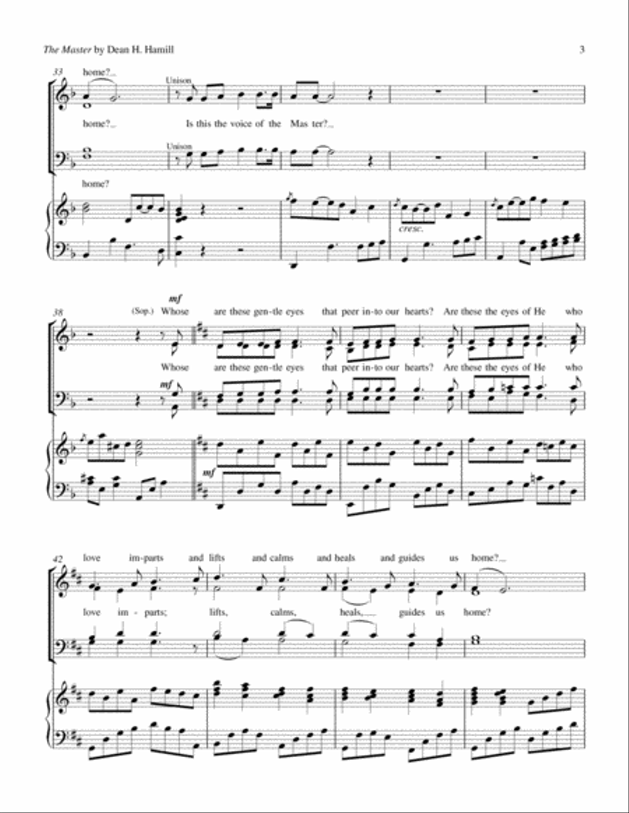 The Master 4-Part scores gallery preview page 3