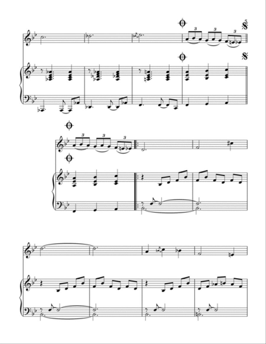 Somewhere, My Love Flute Solo scores gallery preview page 6