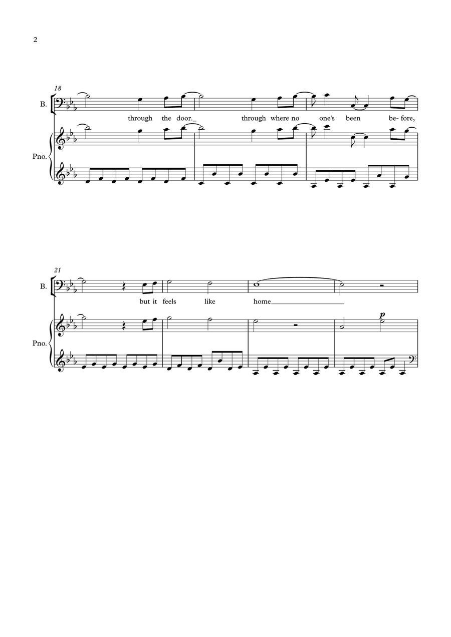 A Million Dreams A Million Dreams 3-Part scores gallery preview page 2