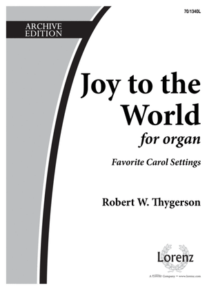 Book cover for Joy to the World for Organ