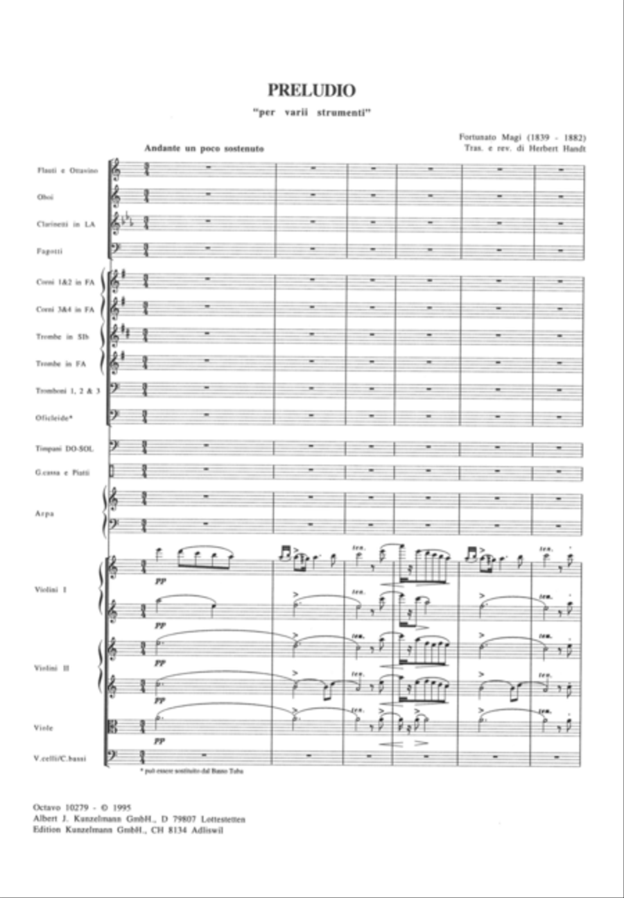 Preludio per varii strumenti Piccolo scores gallery preview page 2