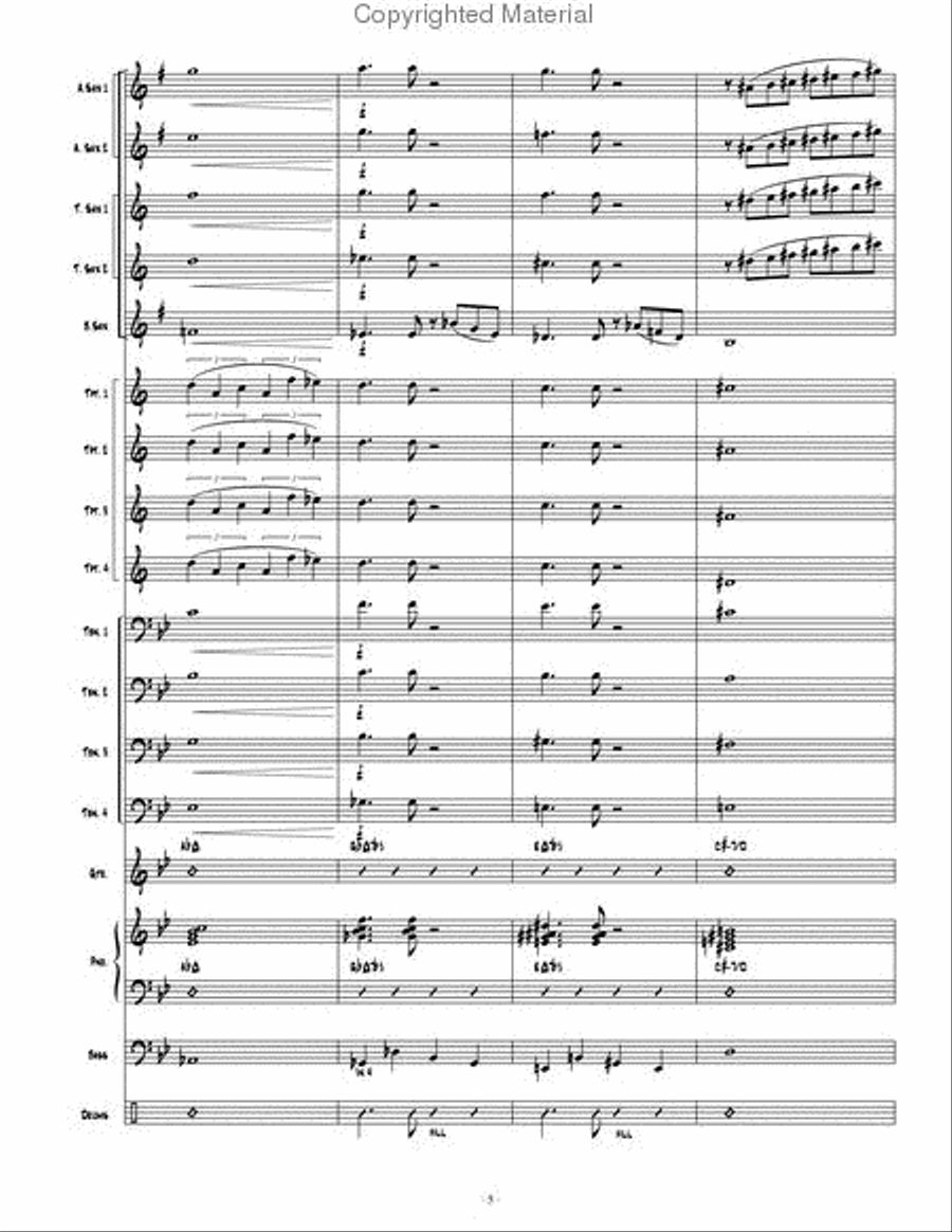 Contemporary Convergence Contemporary Convergence Jazz Ensemble scores gallery preview page 6