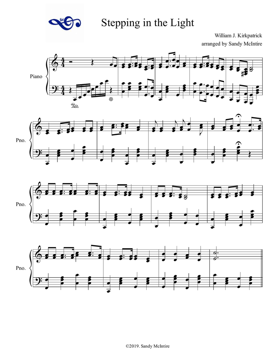 Stepping in the Light Piano Solo scores gallery preview page 2