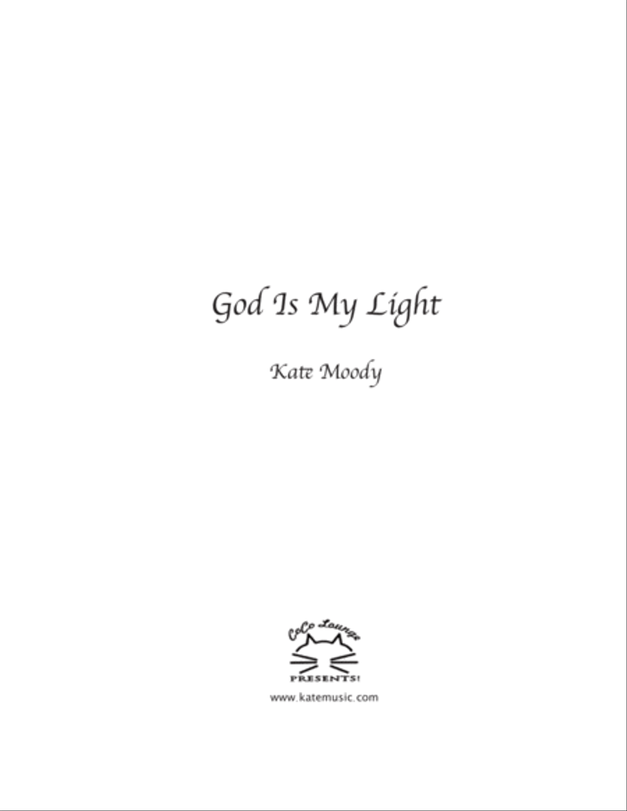 God Is My Light 3-Part scores gallery preview page 1