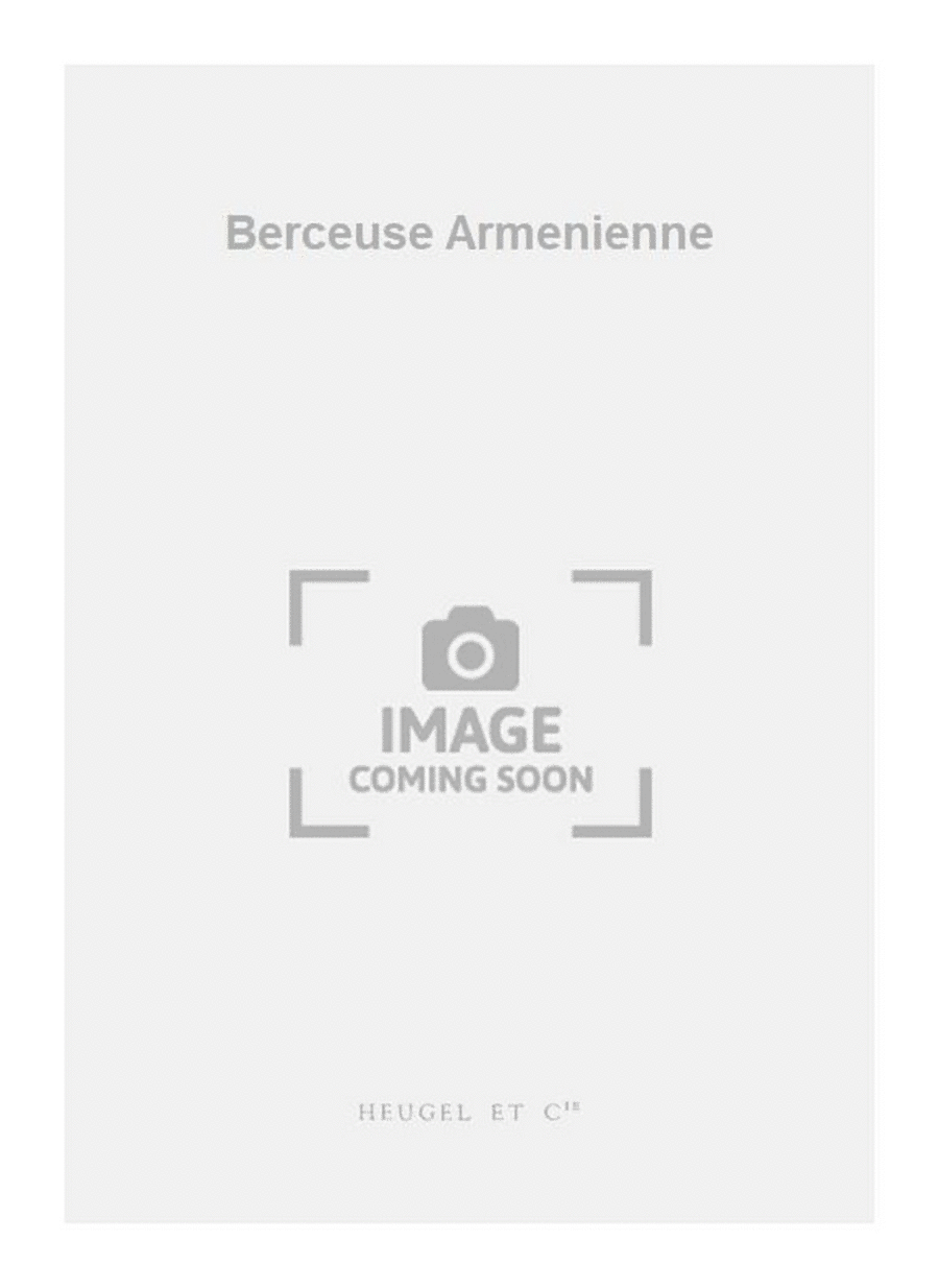 Berceuse Armenienne School and Community scores gallery preview page 1