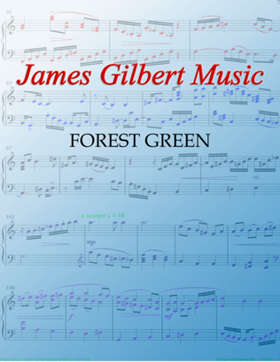 Book cover for FOREST GREEN (O Little Town Of Bethlehem; I Sing The Almighty Power Of God)