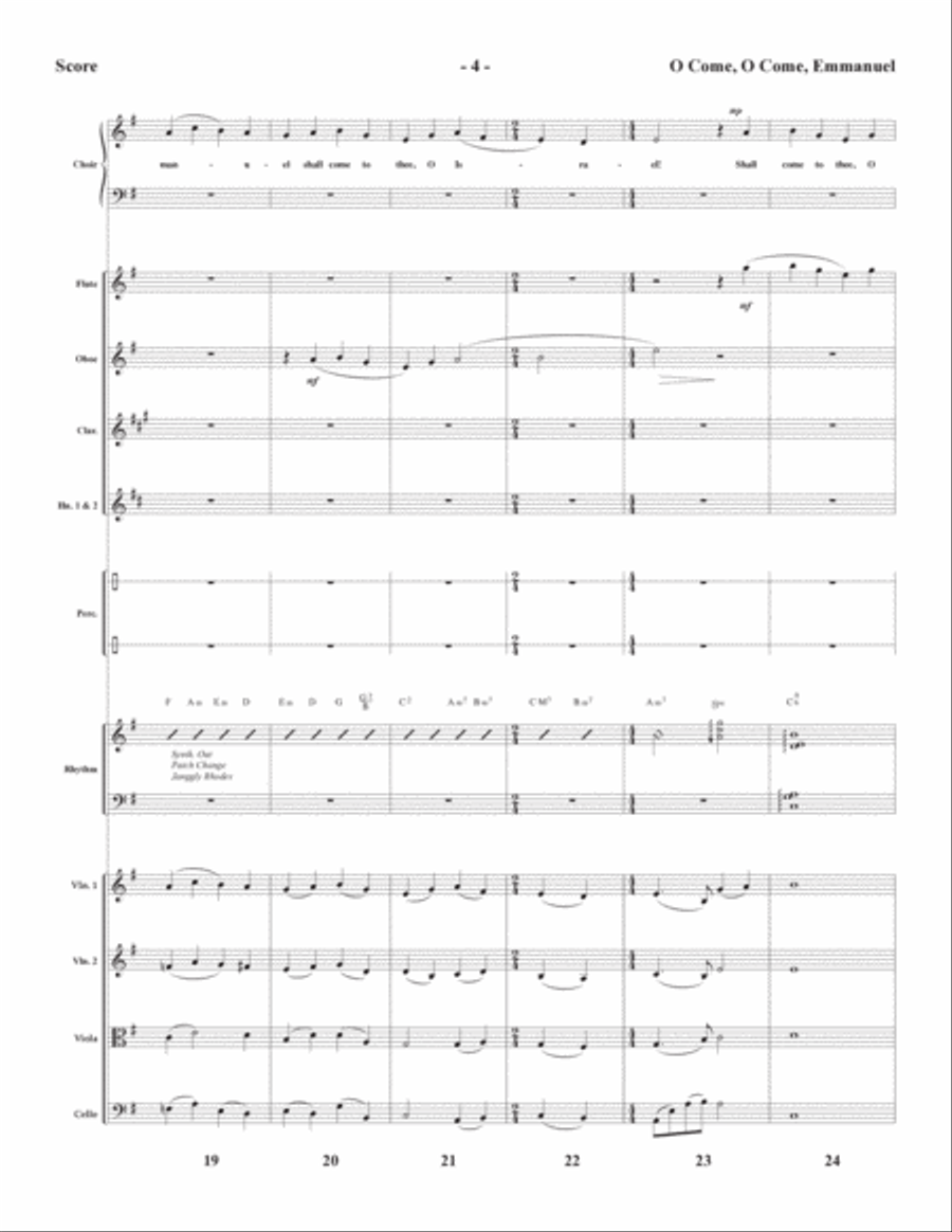 The Thrill of Hope (A New Service of Lessons and Carols) - Full Score Choir scores gallery preview page 4