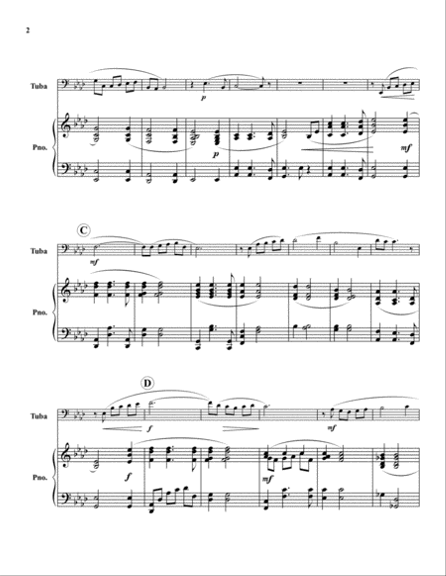 How Beautiful Tuba scores gallery preview page 2