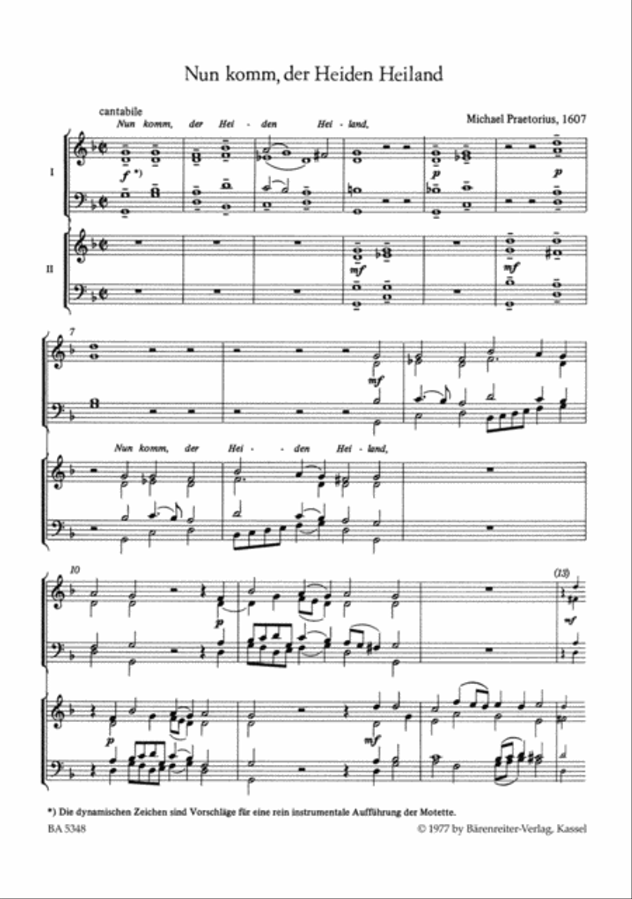 Nun komm, der Heiden Heiland - In dulci jubilo Mixed Choir scores gallery preview page 3