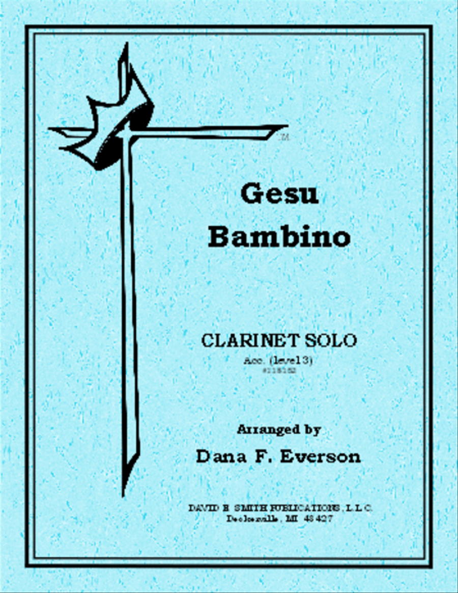 Gesu Bambino Clarinet Solo scores gallery preview page 1
