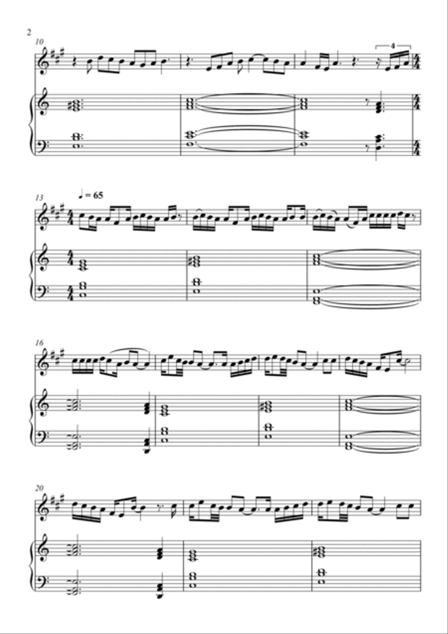 Heartbreak Anniversary Heartbreak Anniversary Woodwind Duet scores gallery preview page 2