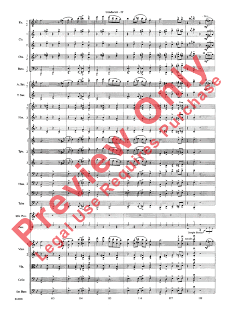 Sleigh Ride Full Orchestra scores gallery preview page 22