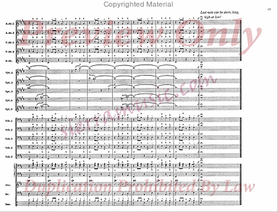 The Peanut Vendor Jazz Ensemble scores gallery preview page 16