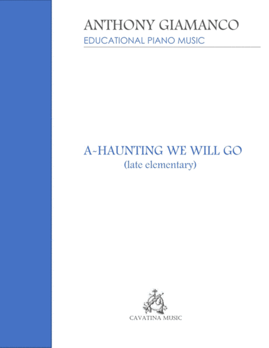 A-Haunting We Will Go (piano solo - late elementary) image number null