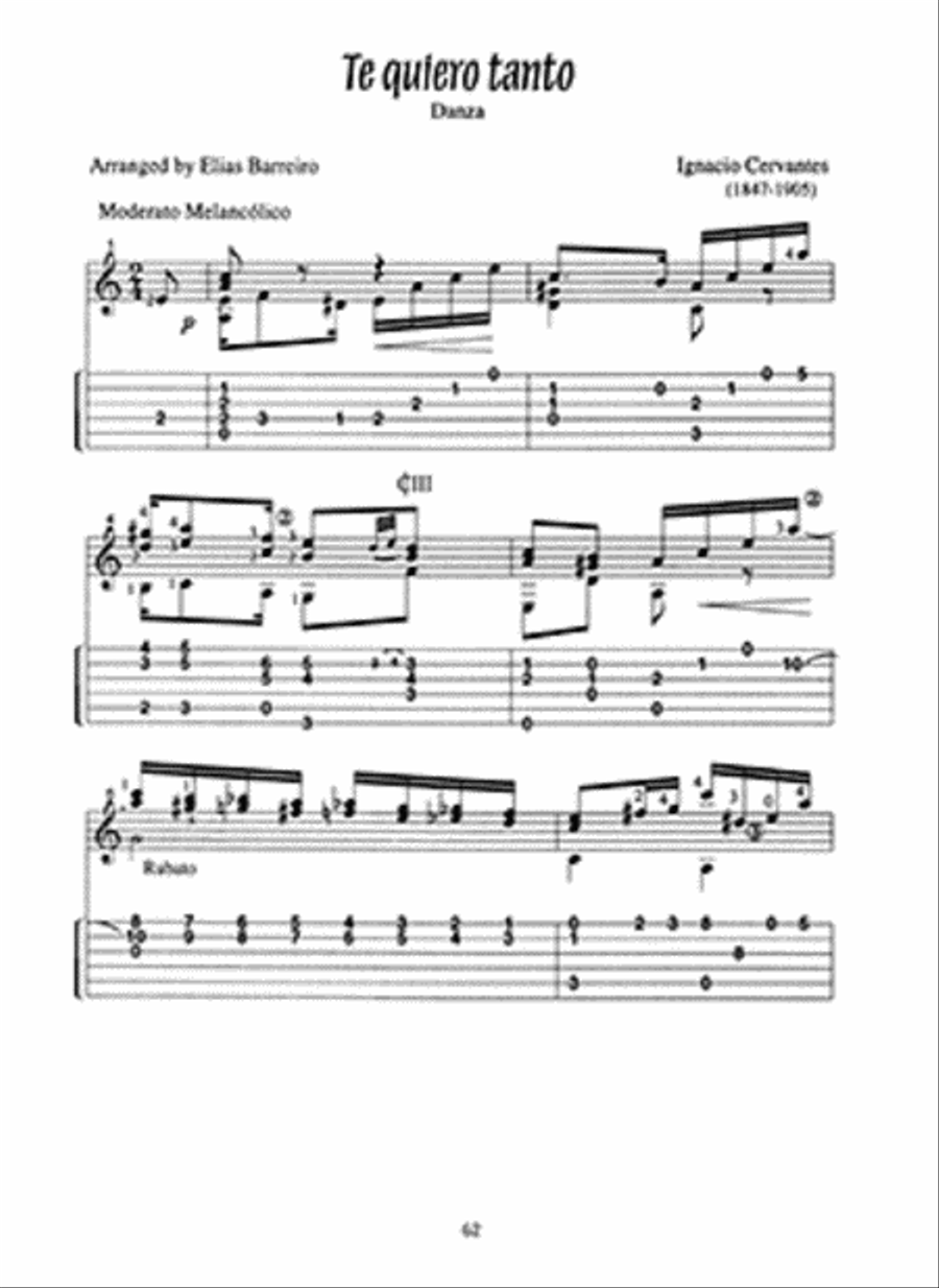 Guitar Music of Cuba Lute scores gallery preview page 3
