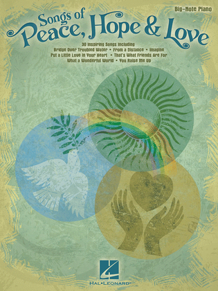 Book cover for Songs of Peace, Hope and Love
