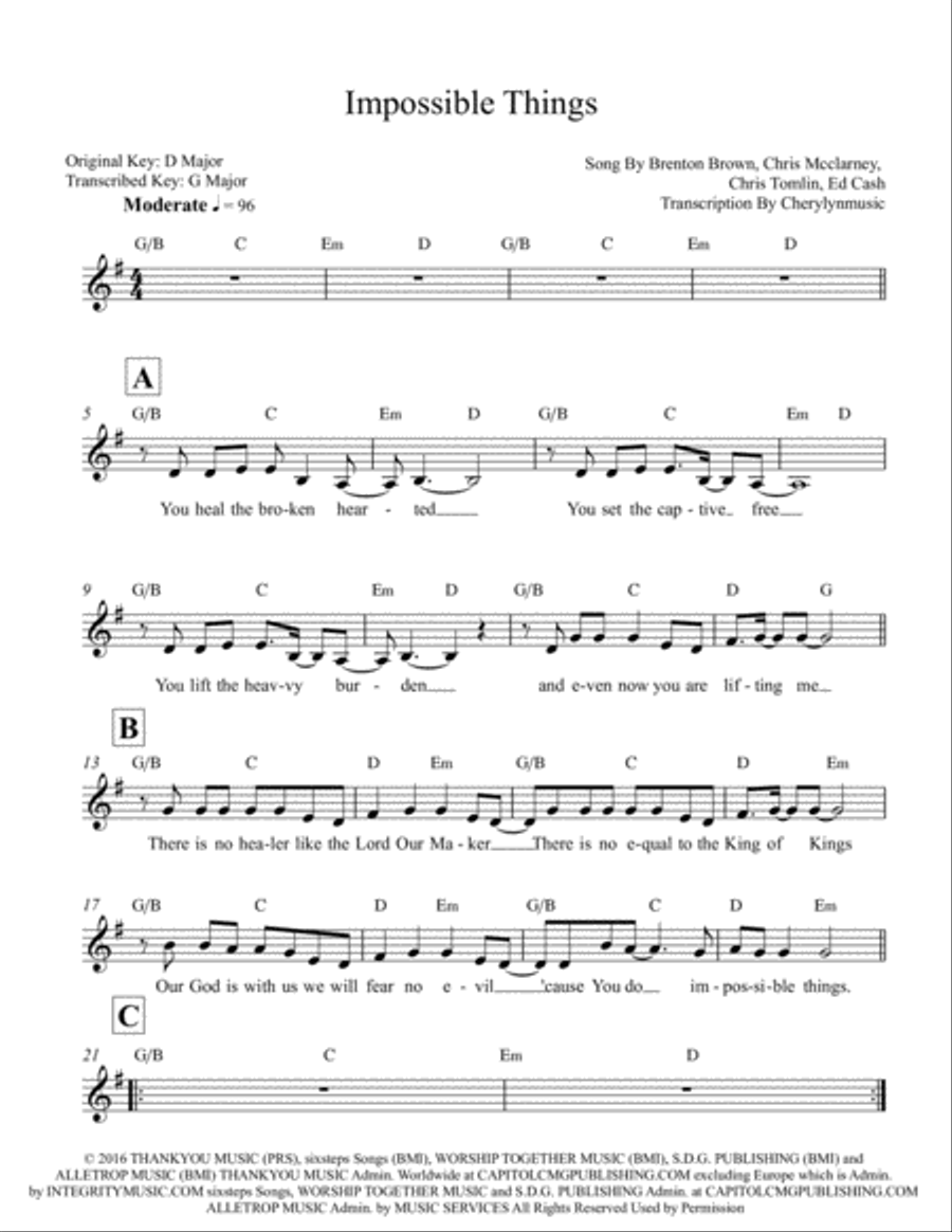 Impossible Things Impossible Things Choir scores gallery preview page 5