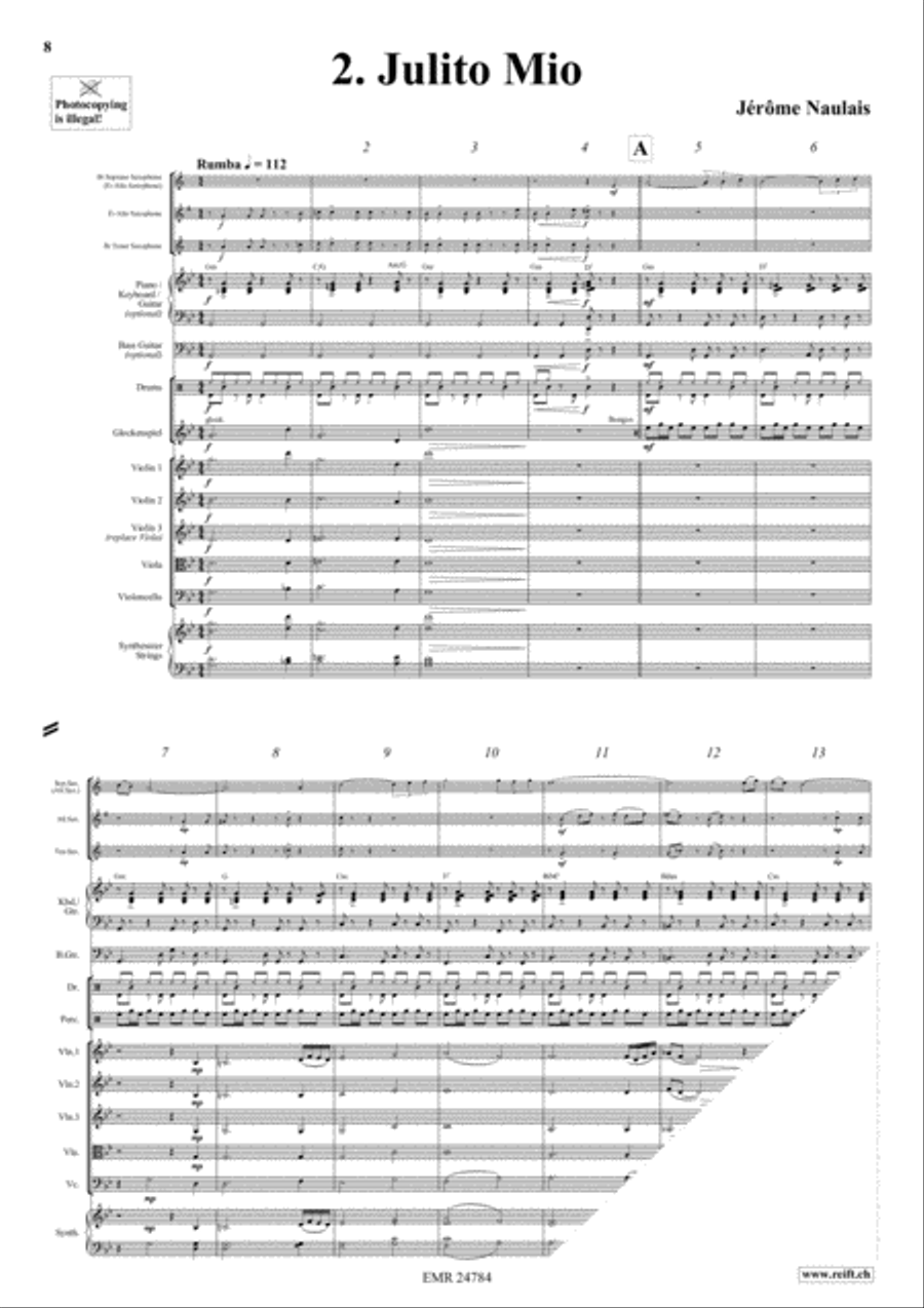 Play With Your Band Volume 3 Saxophone Ensemble scores gallery preview page 5