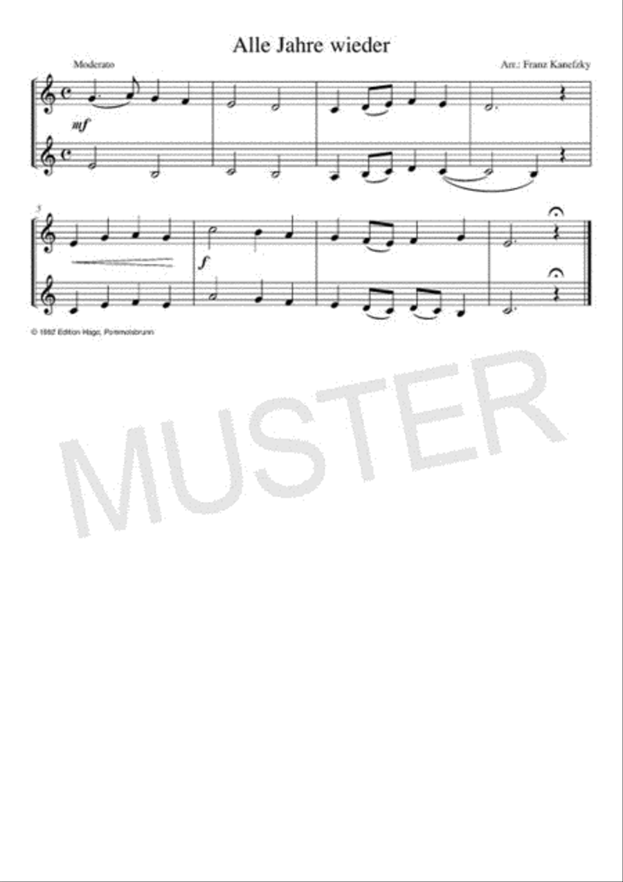 Christmas Time Duets für 2 Trompeten Trumpet Duet scores gallery preview page 2