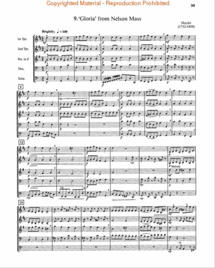 The Canadian Brass Book of Advanced Quintets Brass Quintet scores gallery preview page 4