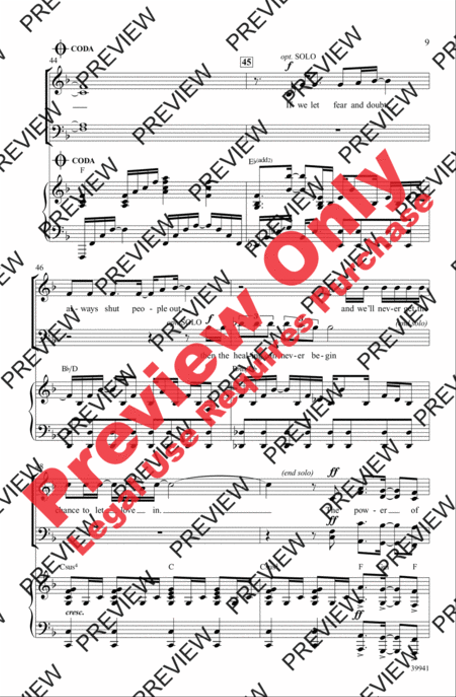 The Power of One - SoundTrax CD (CD only) Choir scores gallery preview page 9