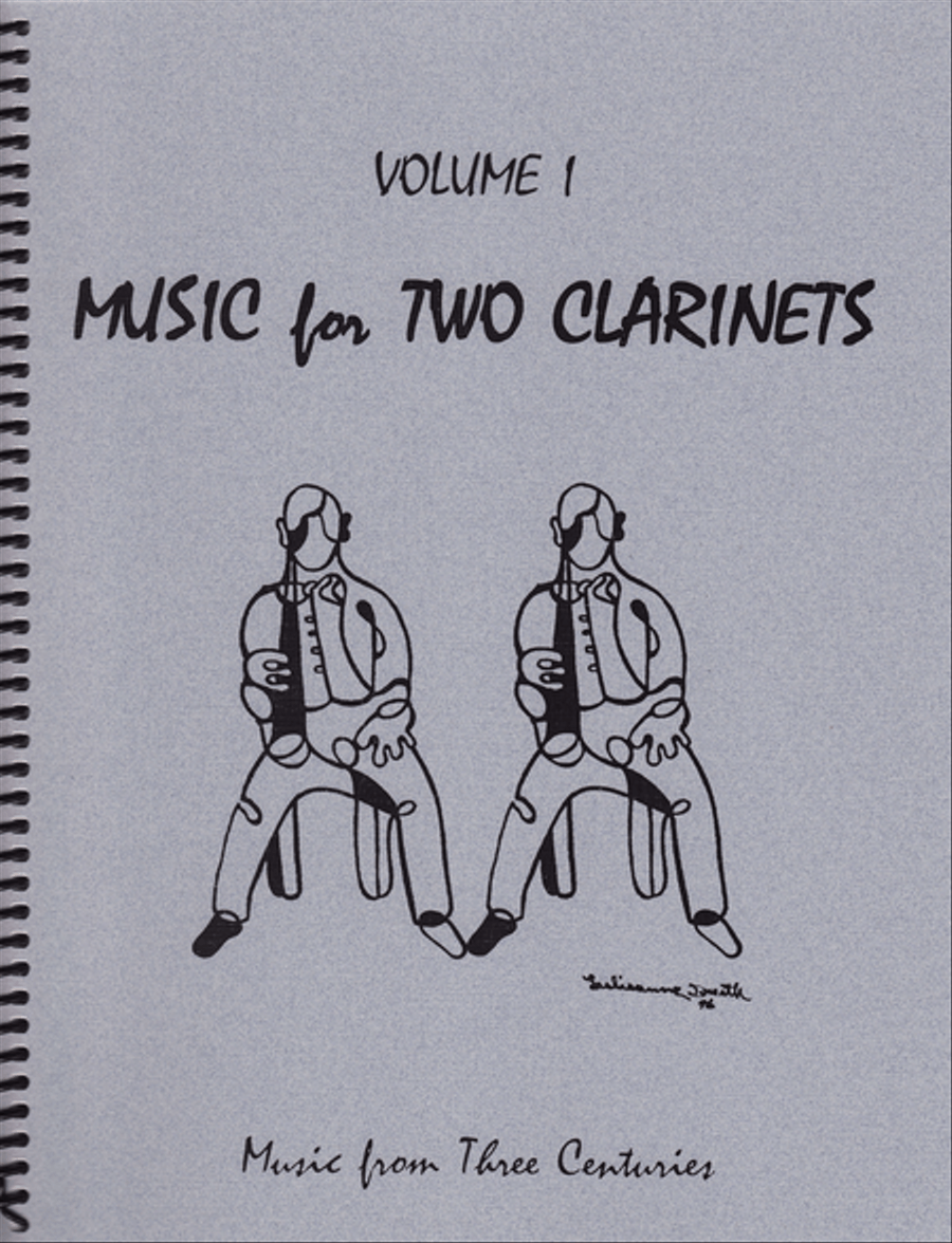Music for Two Clarinets, Volume 1 Clarinet Duet scores gallery preview page 1