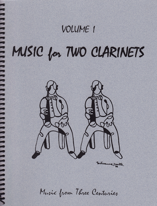 Book cover for Music for Two Clarinets, Volume 1