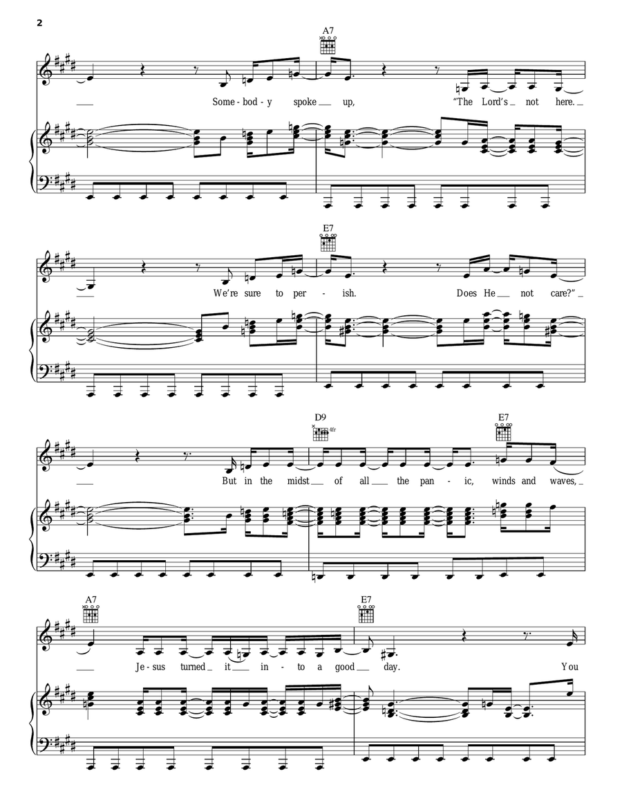 Good Day Piano, Vocal, Guitar scores gallery preview page 2