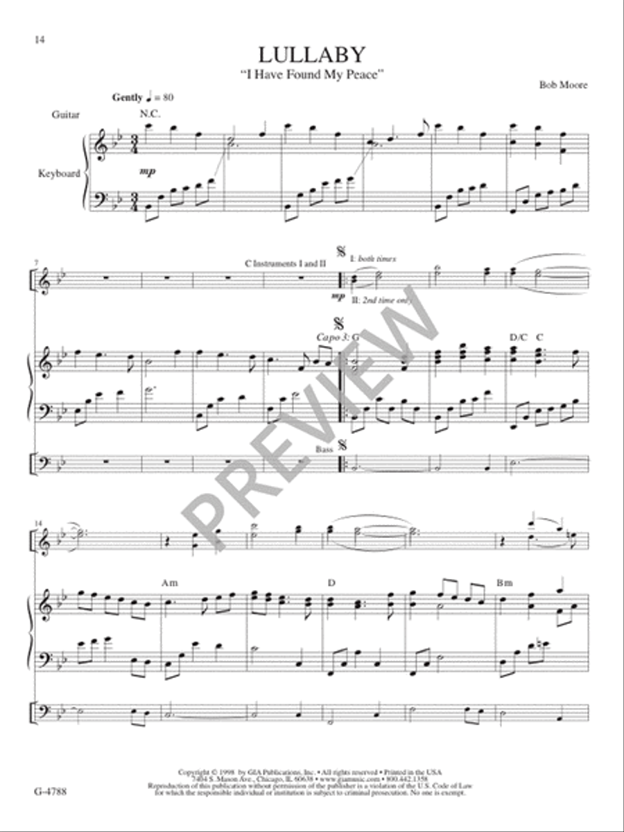 Music for Contemporary Ensemble - Volume 2 Guitar scores gallery preview page 11